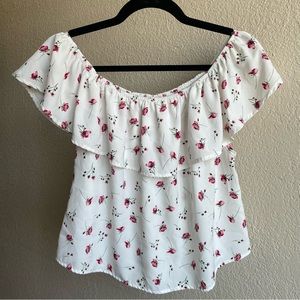 Off the Shoulder Floral Top